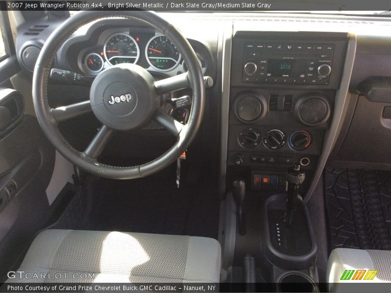 Bright Silver Metallic / Dark Slate Gray/Medium Slate Gray 2007 Jeep Wrangler Rubicon 4x4