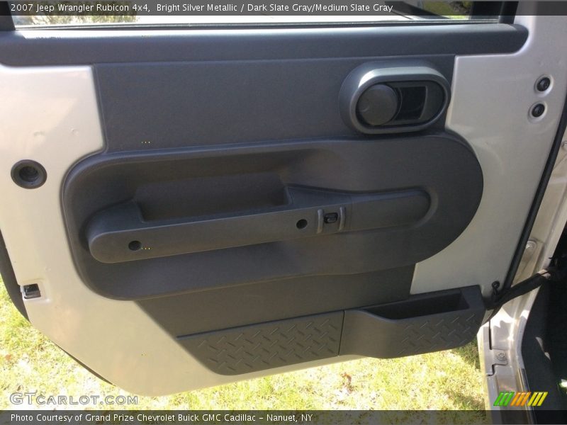 Bright Silver Metallic / Dark Slate Gray/Medium Slate Gray 2007 Jeep Wrangler Rubicon 4x4