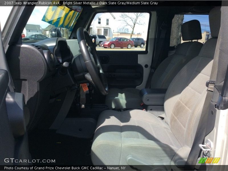 Bright Silver Metallic / Dark Slate Gray/Medium Slate Gray 2007 Jeep Wrangler Rubicon 4x4