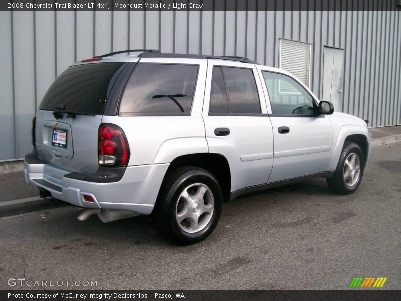 Moondust Metallic / Light Gray 2008 Chevrolet TrailBlazer LT 4x4
