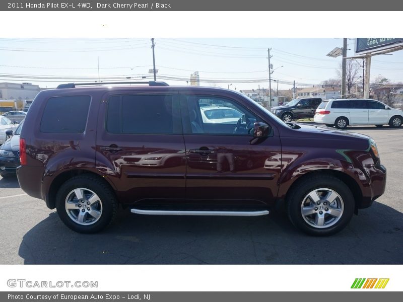 Dark Cherry Pearl / Black 2011 Honda Pilot EX-L 4WD