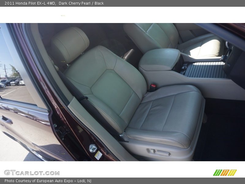 Dark Cherry Pearl / Black 2011 Honda Pilot EX-L 4WD