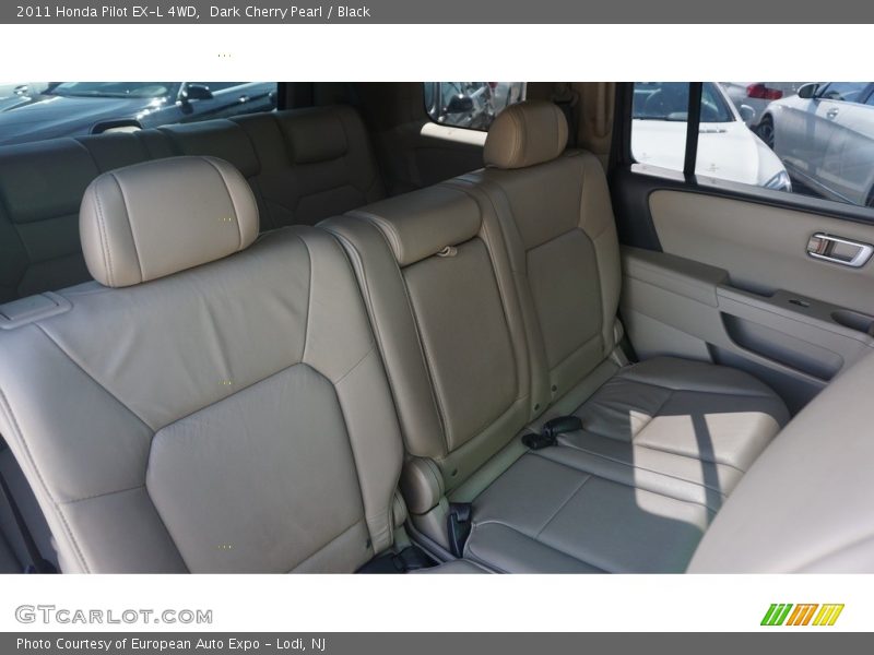 Dark Cherry Pearl / Black 2011 Honda Pilot EX-L 4WD