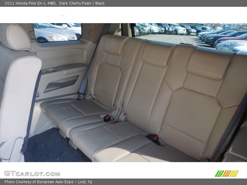 Dark Cherry Pearl / Black 2011 Honda Pilot EX-L 4WD