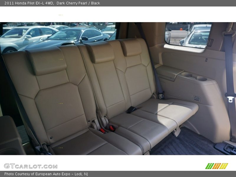 Dark Cherry Pearl / Black 2011 Honda Pilot EX-L 4WD