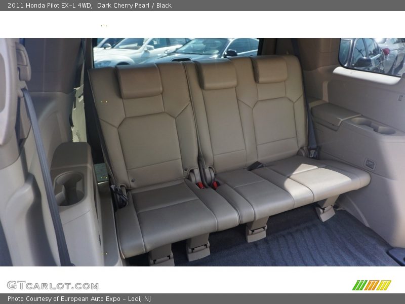 Dark Cherry Pearl / Black 2011 Honda Pilot EX-L 4WD