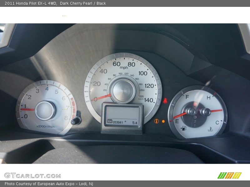 Dark Cherry Pearl / Black 2011 Honda Pilot EX-L 4WD