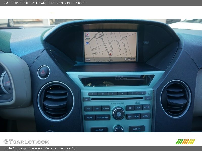 Dark Cherry Pearl / Black 2011 Honda Pilot EX-L 4WD