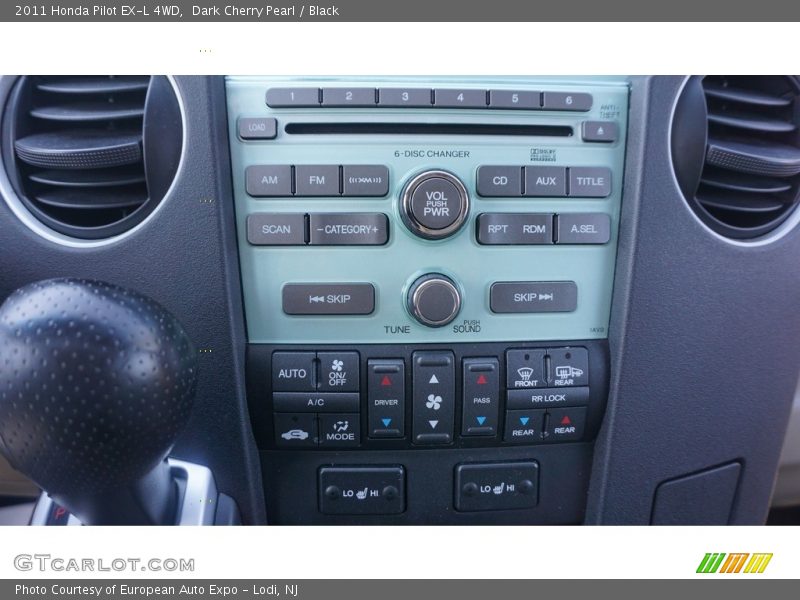 Dark Cherry Pearl / Black 2011 Honda Pilot EX-L 4WD