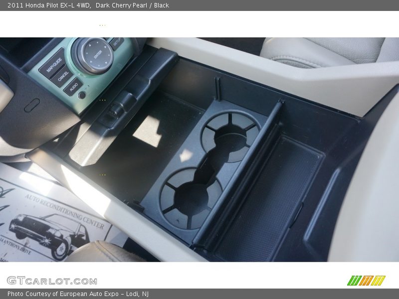 Dark Cherry Pearl / Black 2011 Honda Pilot EX-L 4WD