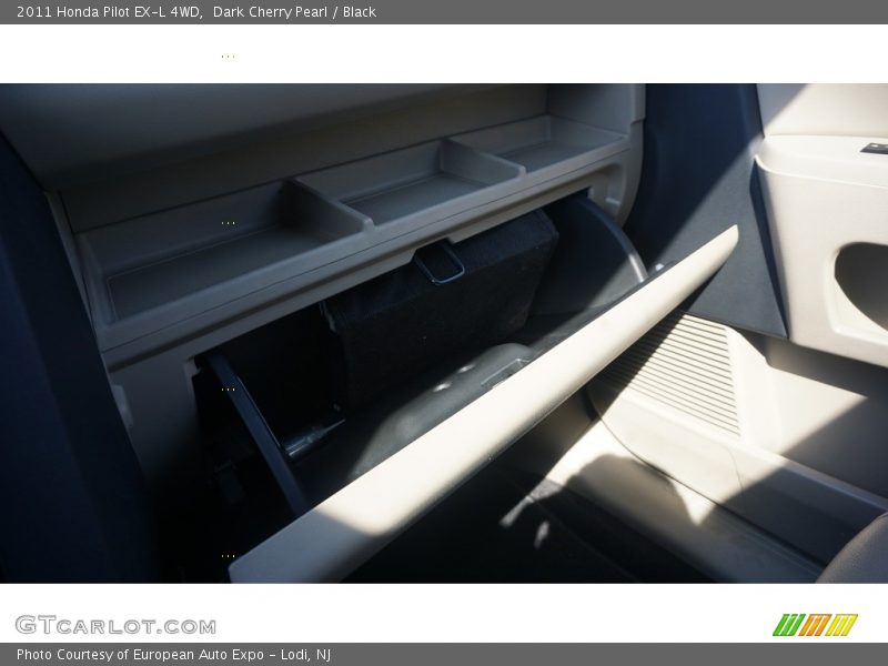 Dark Cherry Pearl / Black 2011 Honda Pilot EX-L 4WD