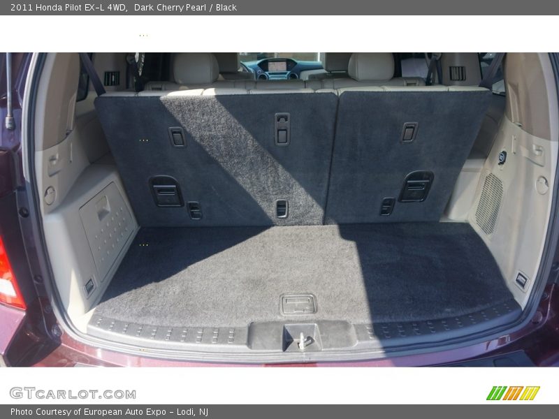 Dark Cherry Pearl / Black 2011 Honda Pilot EX-L 4WD