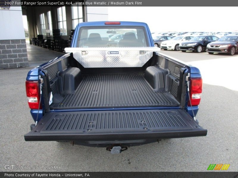 Vista Blue Metallic / Medium Dark Flint 2007 Ford Ranger Sport SuperCab 4x4