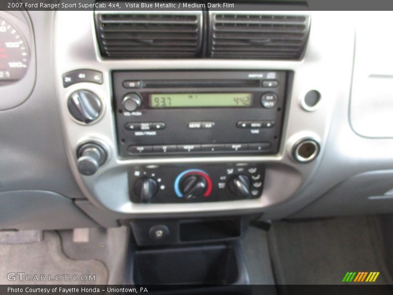 Vista Blue Metallic / Medium Dark Flint 2007 Ford Ranger Sport SuperCab 4x4