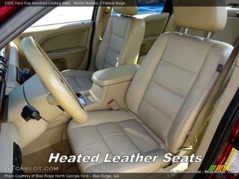 Merlot Metallic / Pebble Beige 2005 Ford Five Hundred Limited AWD