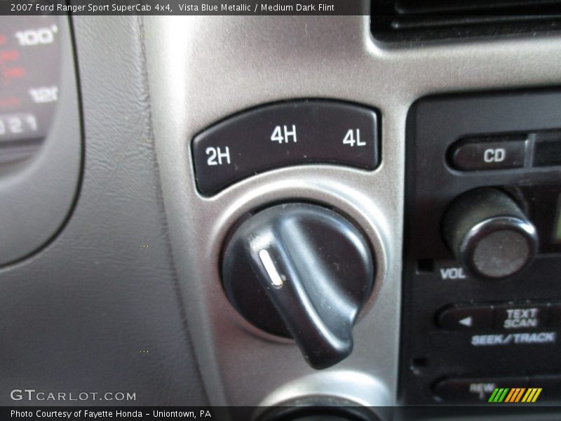 Vista Blue Metallic / Medium Dark Flint 2007 Ford Ranger Sport SuperCab 4x4