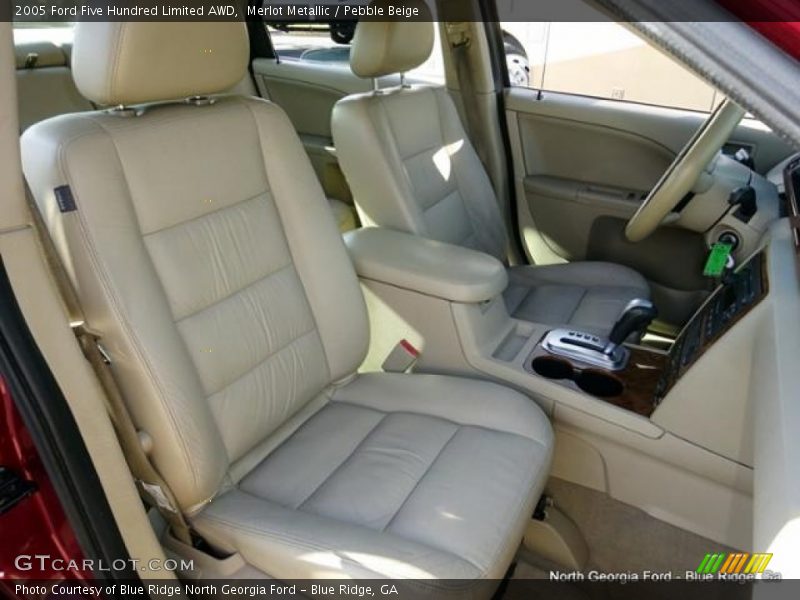 Merlot Metallic / Pebble Beige 2005 Ford Five Hundred Limited AWD
