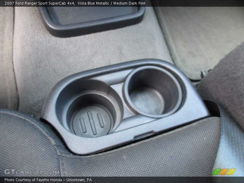 Vista Blue Metallic / Medium Dark Flint 2007 Ford Ranger Sport SuperCab 4x4