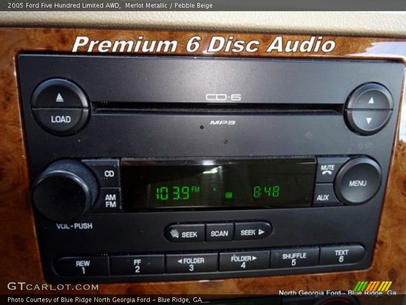 Merlot Metallic / Pebble Beige 2005 Ford Five Hundred Limited AWD
