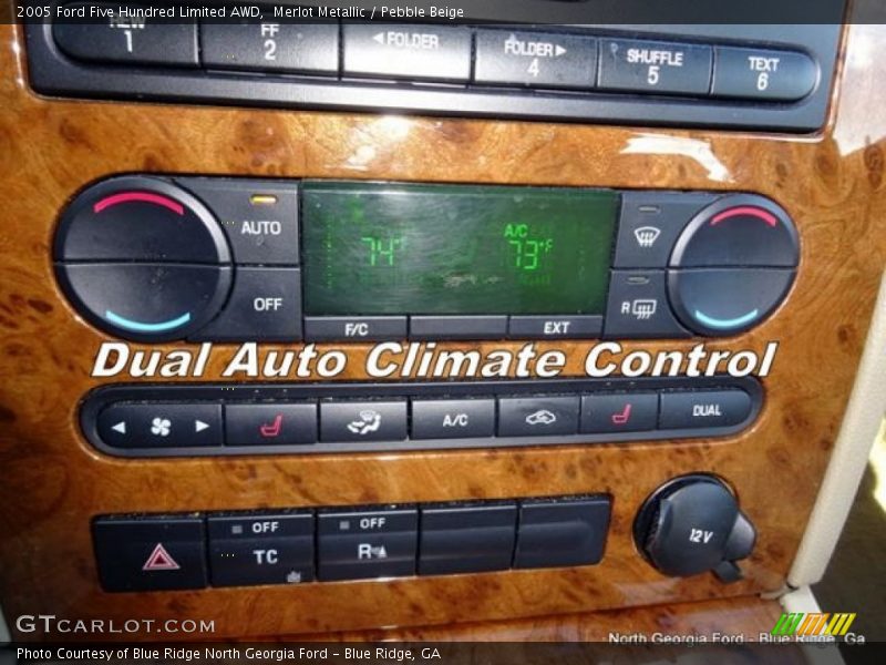 Merlot Metallic / Pebble Beige 2005 Ford Five Hundred Limited AWD