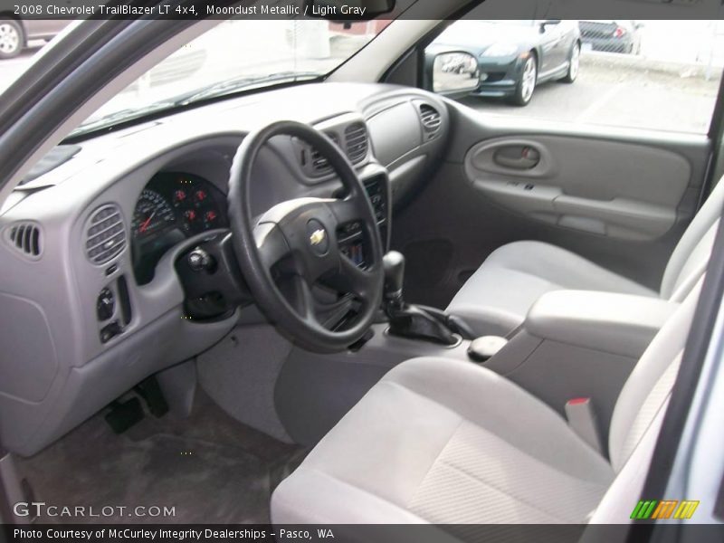 Moondust Metallic / Light Gray 2008 Chevrolet TrailBlazer LT 4x4
