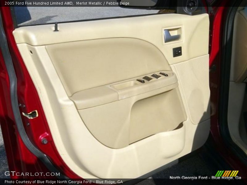 Merlot Metallic / Pebble Beige 2005 Ford Five Hundred Limited AWD