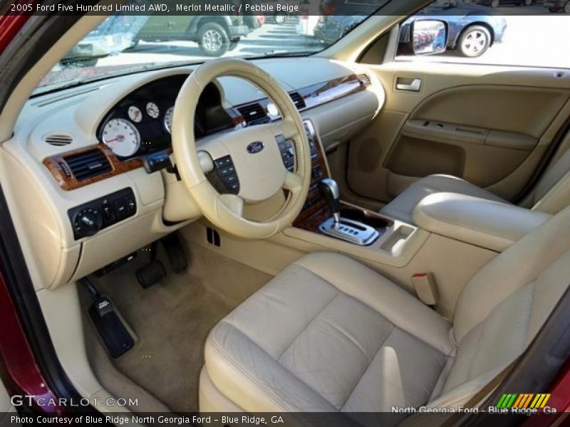 Merlot Metallic / Pebble Beige 2005 Ford Five Hundred Limited AWD