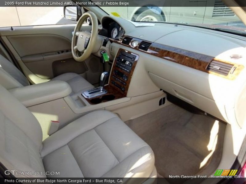 Merlot Metallic / Pebble Beige 2005 Ford Five Hundred Limited AWD