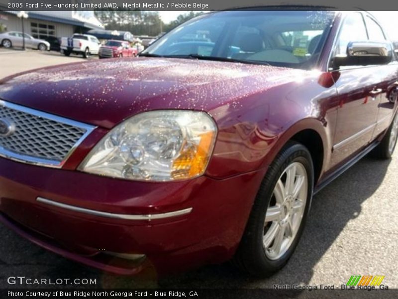 Merlot Metallic / Pebble Beige 2005 Ford Five Hundred Limited AWD