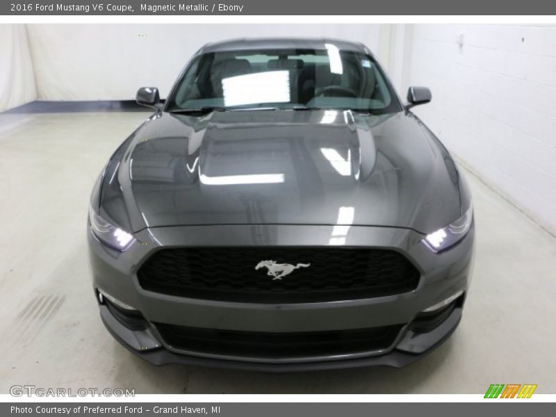 Magnetic Metallic / Ebony 2016 Ford Mustang V6 Coupe