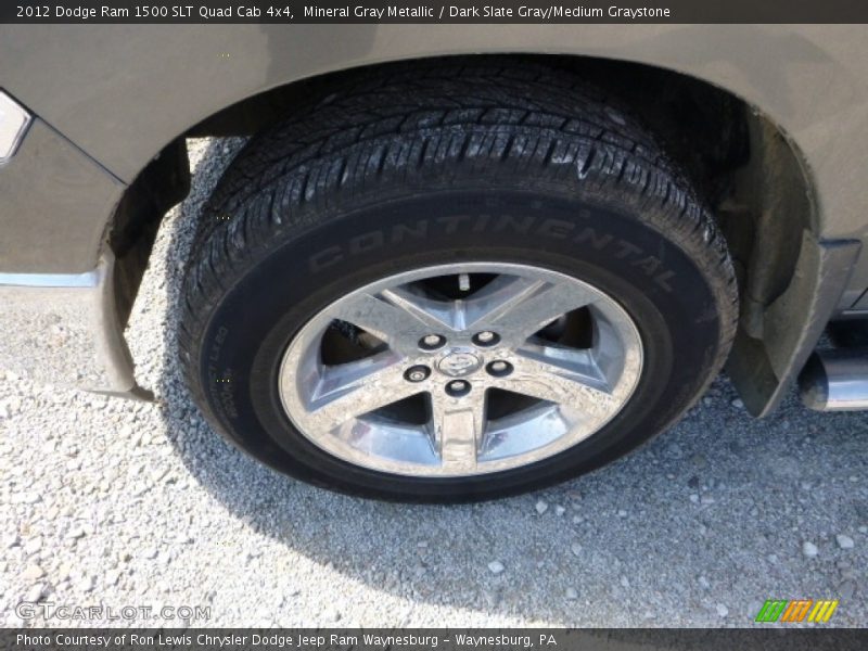 Mineral Gray Metallic / Dark Slate Gray/Medium Graystone 2012 Dodge Ram 1500 SLT Quad Cab 4x4