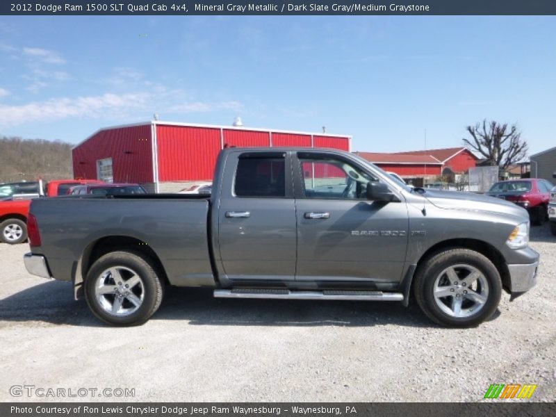 Mineral Gray Metallic / Dark Slate Gray/Medium Graystone 2012 Dodge Ram 1500 SLT Quad Cab 4x4