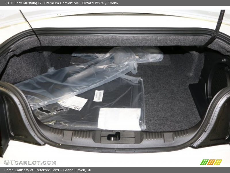 Oxford White / Ebony 2016 Ford Mustang GT Premium Convertible