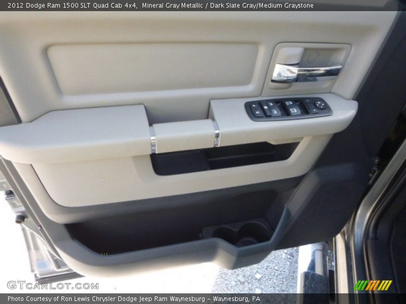 Mineral Gray Metallic / Dark Slate Gray/Medium Graystone 2012 Dodge Ram 1500 SLT Quad Cab 4x4