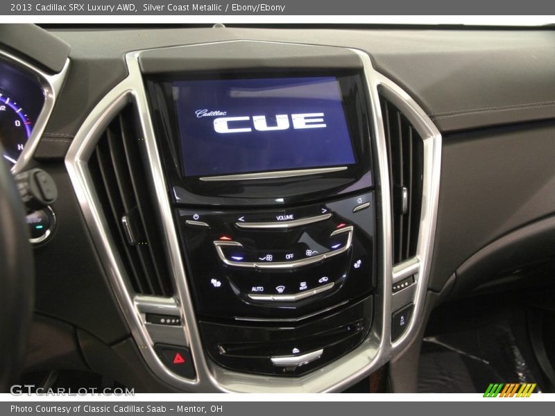 Silver Coast Metallic / Ebony/Ebony 2013 Cadillac SRX Luxury AWD