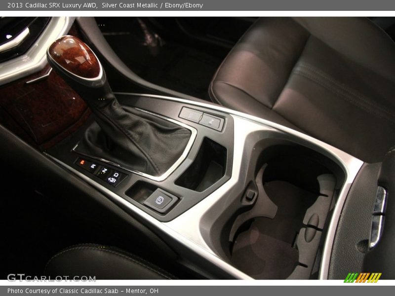Silver Coast Metallic / Ebony/Ebony 2013 Cadillac SRX Luxury AWD