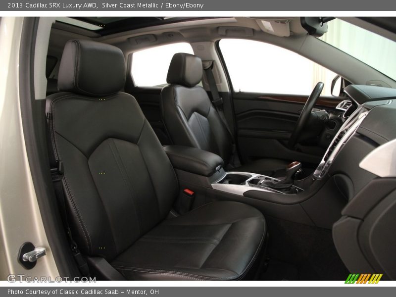 Silver Coast Metallic / Ebony/Ebony 2013 Cadillac SRX Luxury AWD