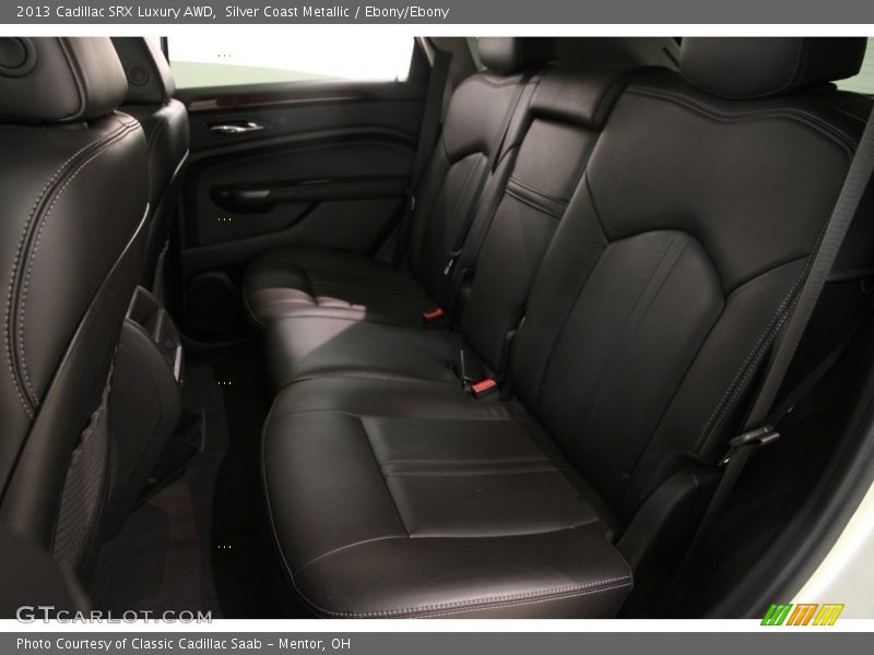 Silver Coast Metallic / Ebony/Ebony 2013 Cadillac SRX Luxury AWD