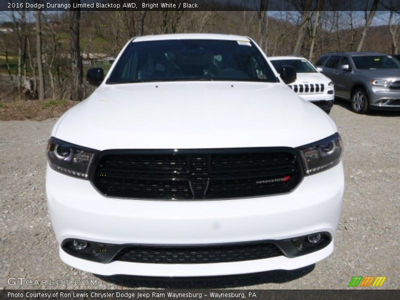 Bright White / Black 2016 Dodge Durango Limited Blacktop AWD