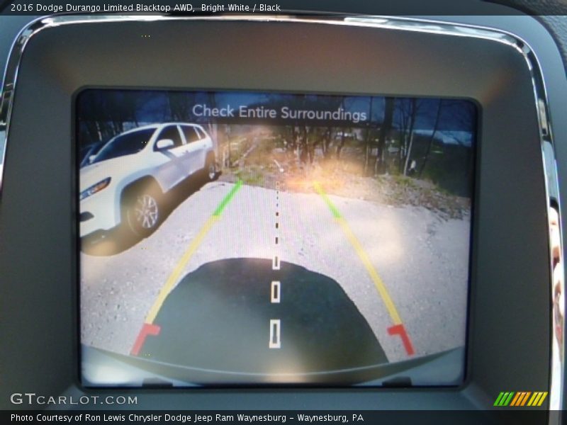 Bright White / Black 2016 Dodge Durango Limited Blacktop AWD