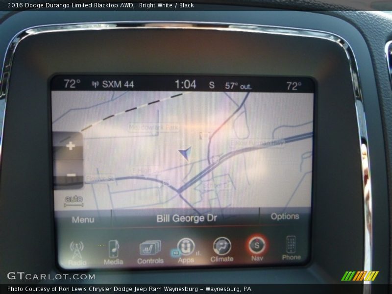 Bright White / Black 2016 Dodge Durango Limited Blacktop AWD