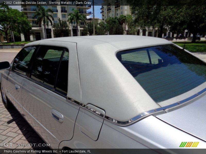 Sterling Metallic / Dark Gray 2002 Cadillac DeVille Sedan