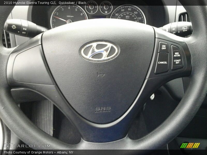 Quicksilver / Black 2010 Hyundai Elantra Touring GLS