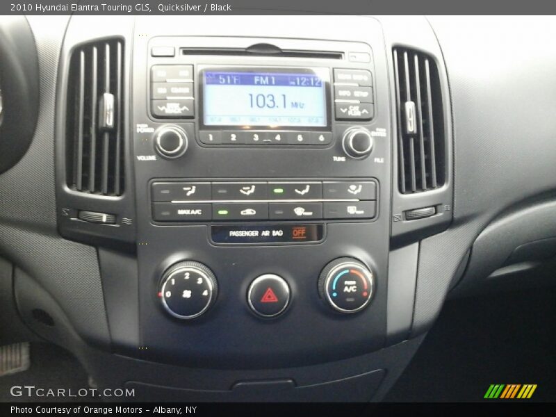 Quicksilver / Black 2010 Hyundai Elantra Touring GLS