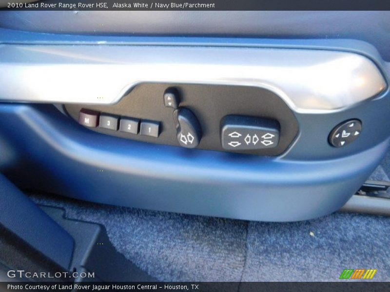 Alaska White / Navy Blue/Parchment 2010 Land Rover Range Rover HSE