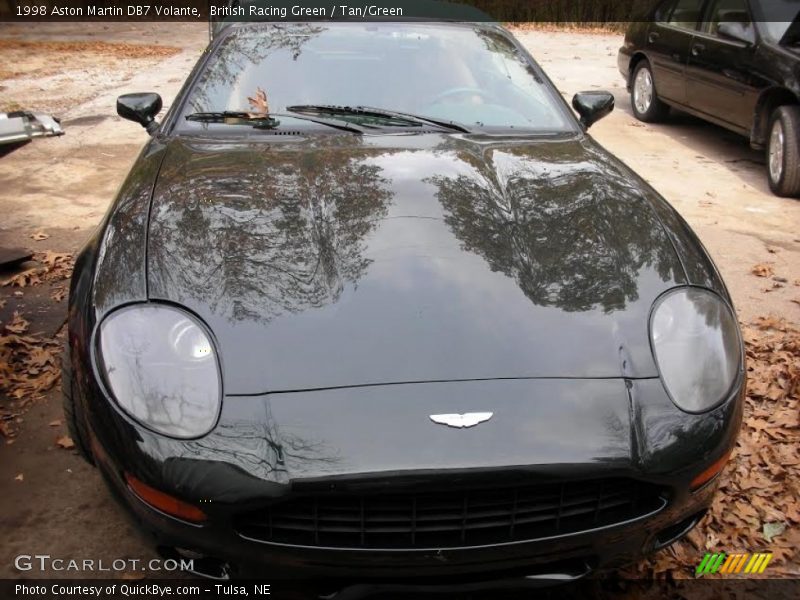 British Racing Green / Tan/Green 1998 Aston Martin DB7 Volante