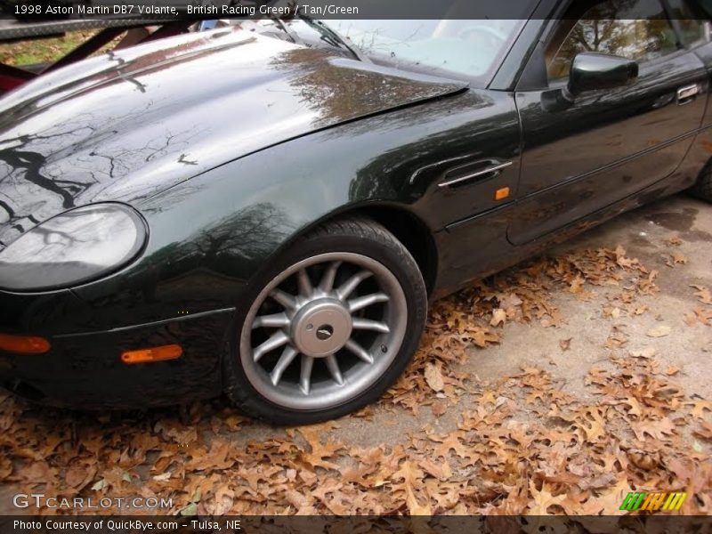 British Racing Green / Tan/Green 1998 Aston Martin DB7 Volante