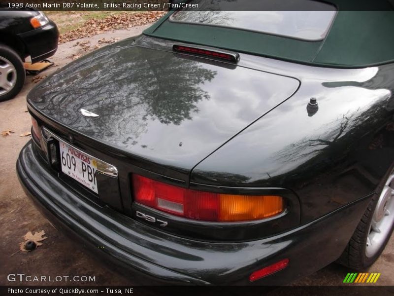 British Racing Green / Tan/Green 1998 Aston Martin DB7 Volante