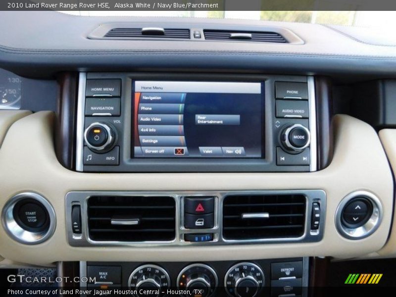 Alaska White / Navy Blue/Parchment 2010 Land Rover Range Rover HSE