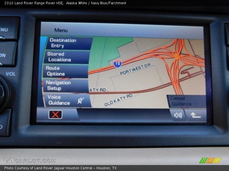 Alaska White / Navy Blue/Parchment 2010 Land Rover Range Rover HSE